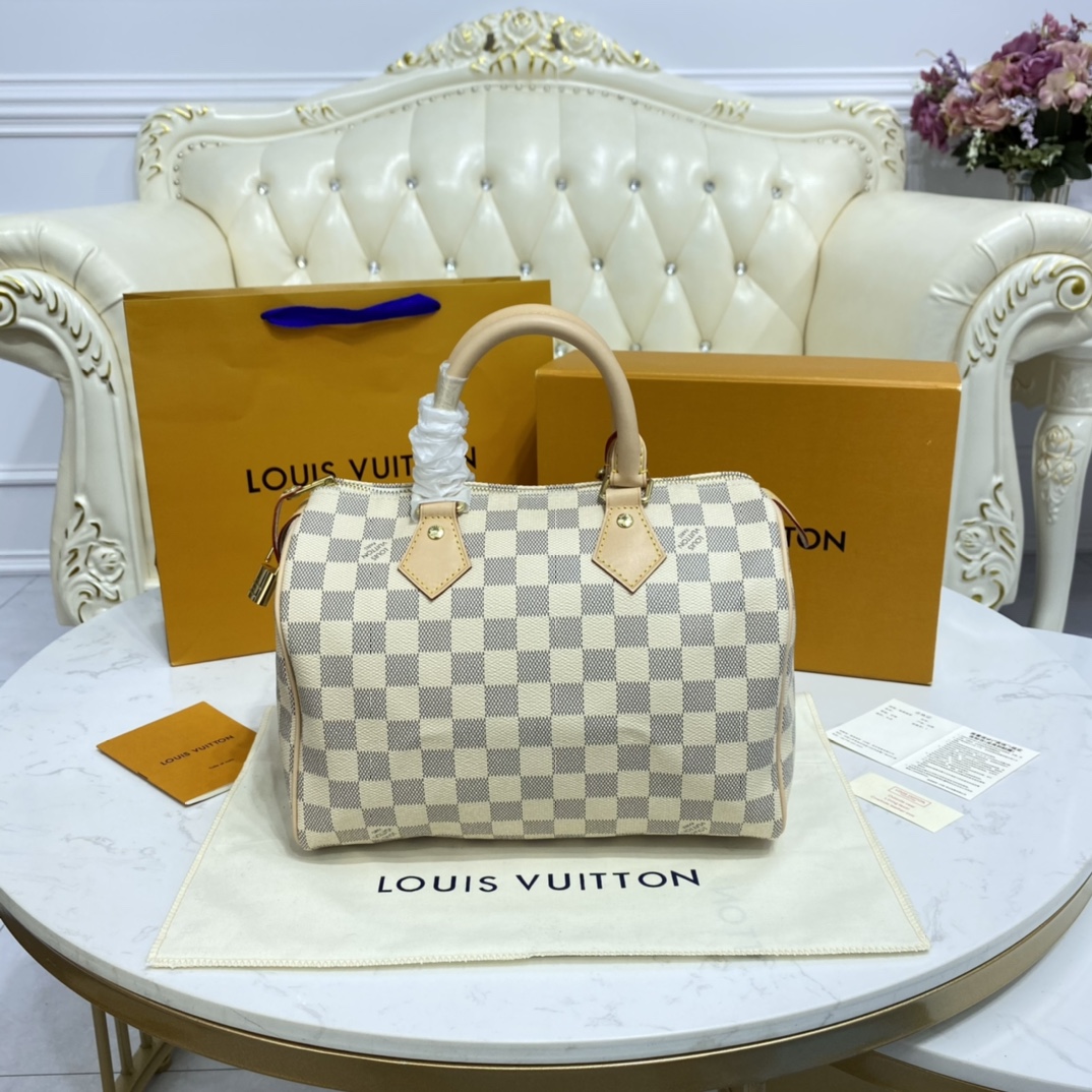 Louis Vuitton SPEEDY BANDOULIERE 25 Damier Ebene Handbag N41371 